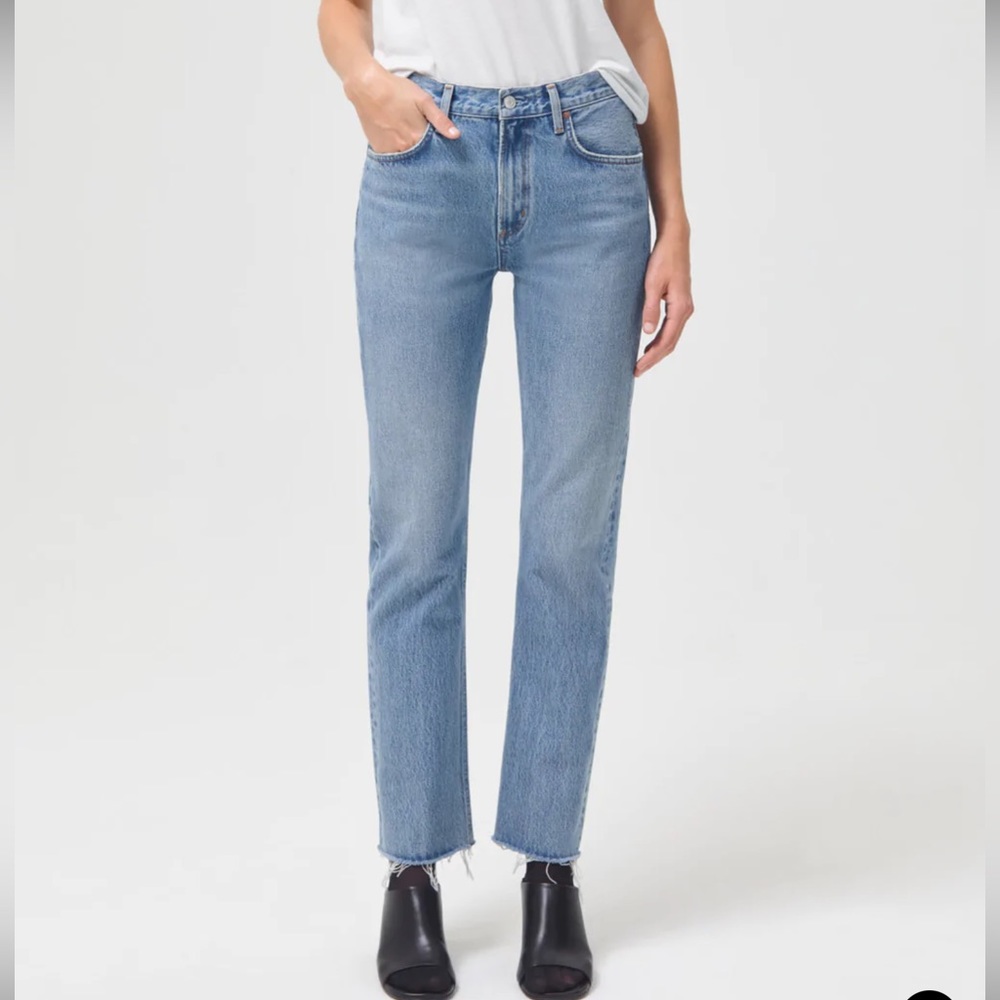 AGOLDE CHERIE HIGH RISE STRAIGHT JEAN